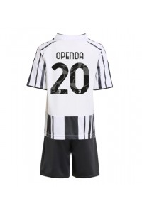 Juventus Lois Openda #20 Jalkapallovaatteet Lasten Kotipeliasu 2025-26 Lyhythihainen (+ Lyhyet housut)